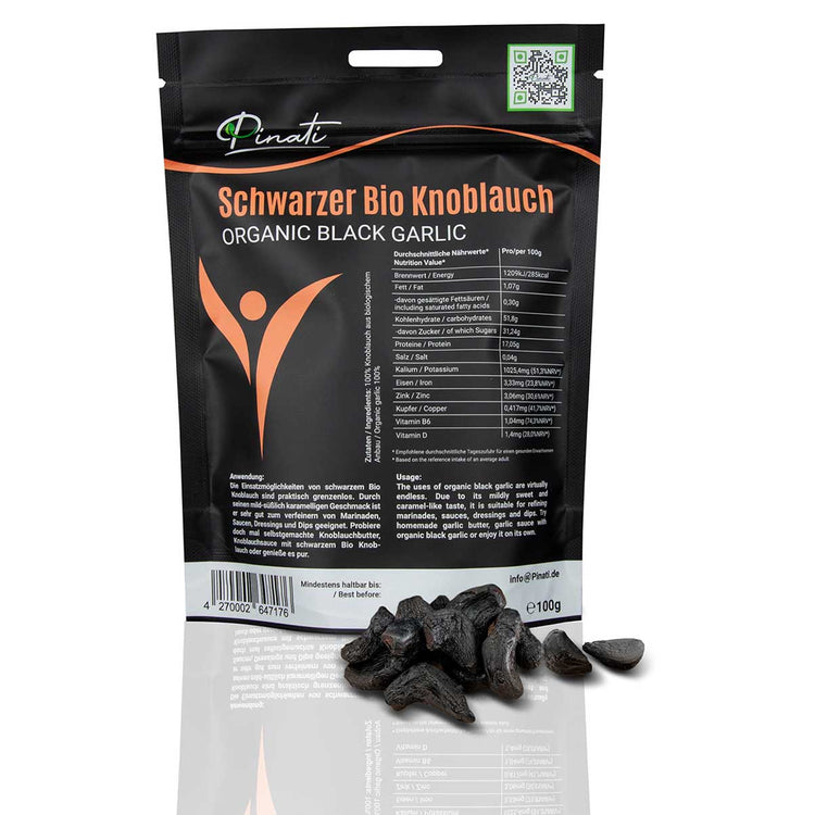 Bio Schwarzer Knoblauch - geschält